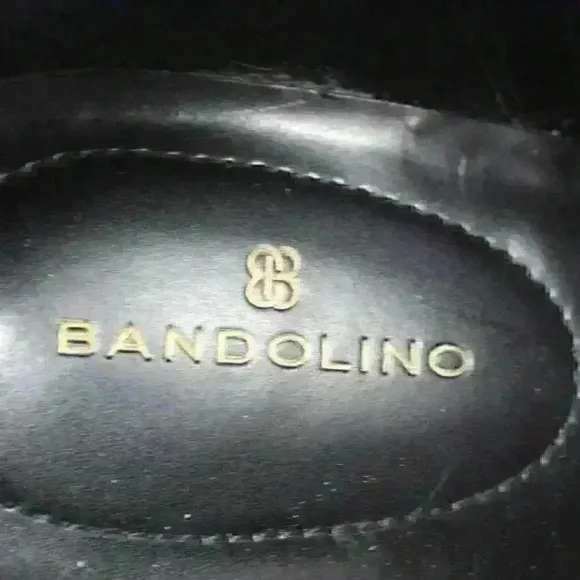 Bandolino Lappo Women's Black Leather Heeled Boots