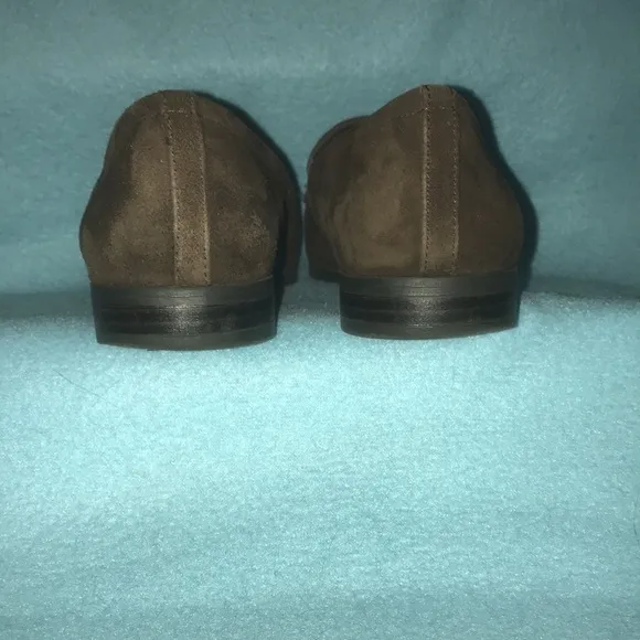 BANDOLINO Lehain brown suede slip on loafer flats made in Italy NEW size 6