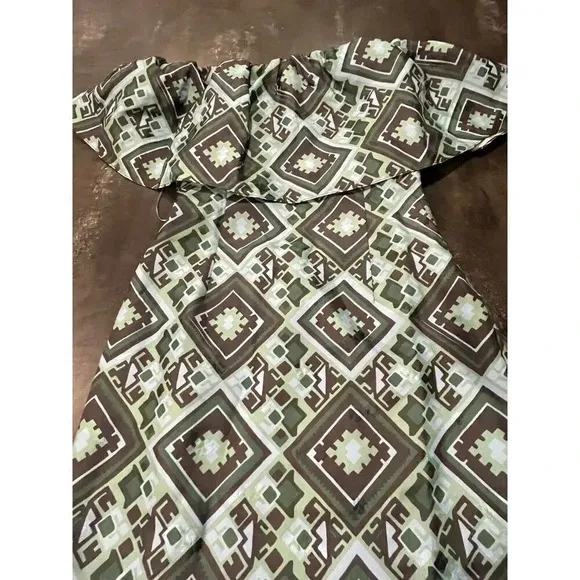 Baum und Pferdgarten Alice Mini Dress Womens Size 4 Multi Lined Off the Shoulder