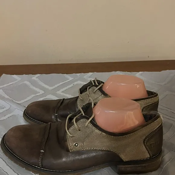 Bed Stu Cap Toe Canvas Detail Shoes Sz 10