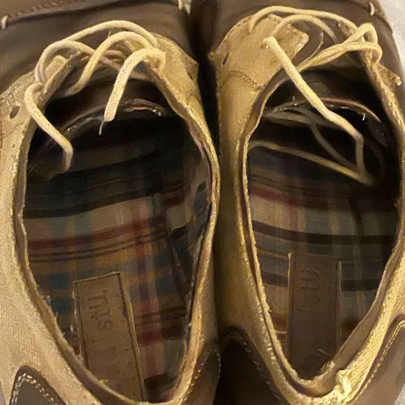 Bed Stu Cap Toe Canvas Detail Shoes Sz 10