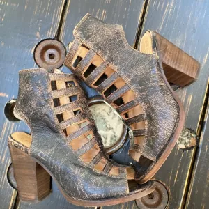 Bed|Stu Occam Heeled Lattice Ankle Boot Sandal