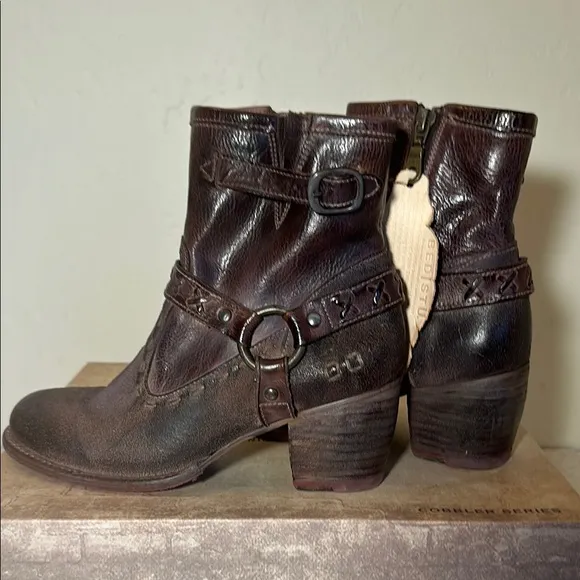 Bed|Stu Octane Brown Heeled Boots