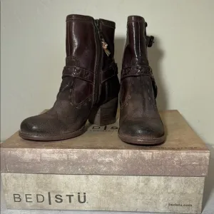 Bed|Stu Octane Brown Heeled Boots