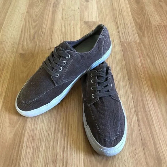 BED STU Brown Distressed Canvas Shoes
