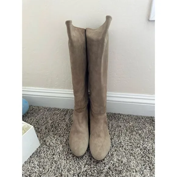 Belle by Sigerson Morrison Flat Ciniglia Crosta Boots, Size: 7.5