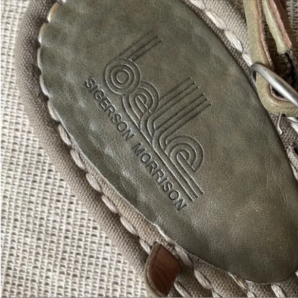belle sigerson morrison flats leather sandals Size 8 B