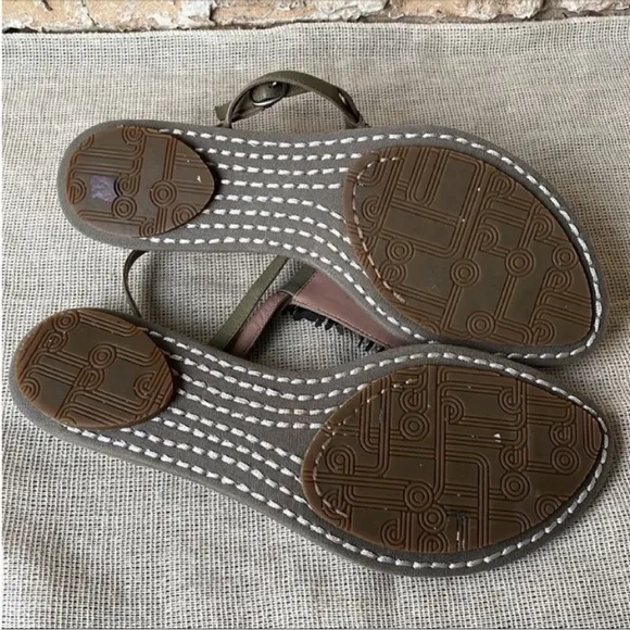 belle sigerson morrison flats leather sandals Size 8 B