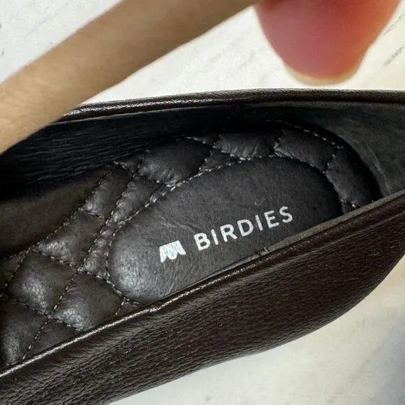 Birdies The Starling Leather Flats - Brown NEW Size 6.5