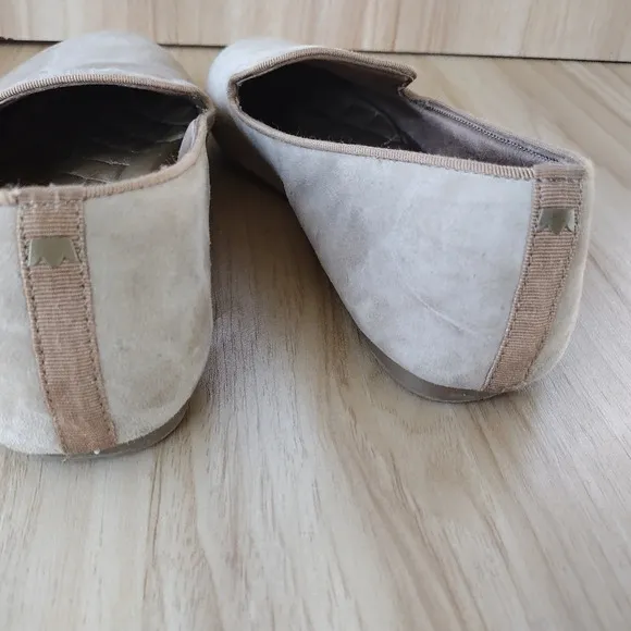 Birdies the starling smoking loafer tan leather flats women's sz 8