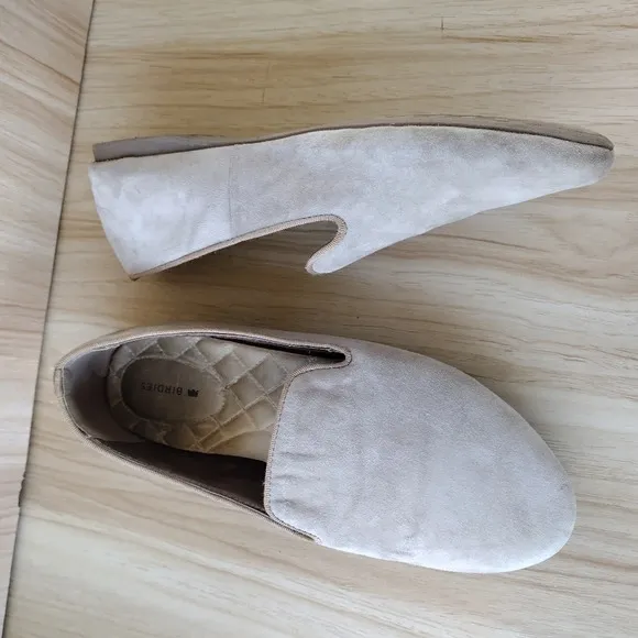 Birdies the starling smoking loafer tan leather flats women's sz 8