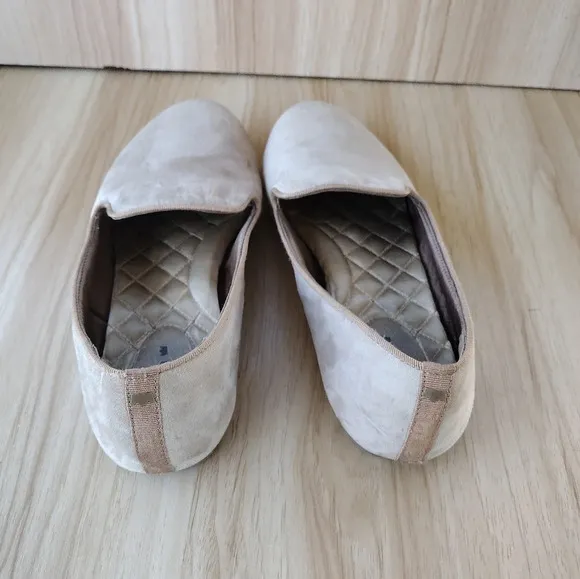 Birdies the starling smoking loafer tan leather flats women's sz 8