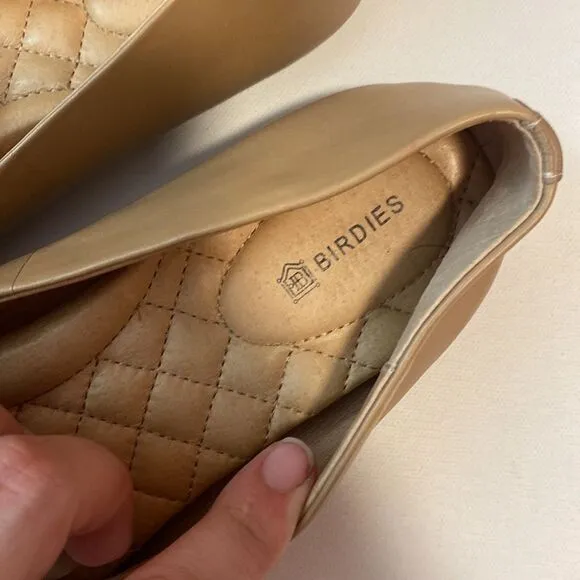 Birdies Feminist Cote Edition Leather Graphic Flats