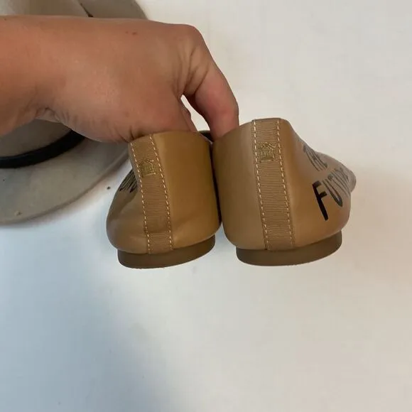 Birdies Feminist Cote Edition Leather Graphic Flats