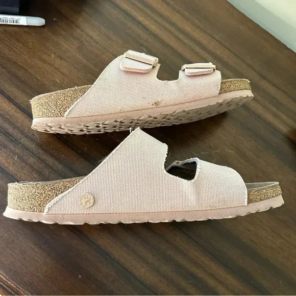 Birkenstock Arizona Vegan in Soft Pink