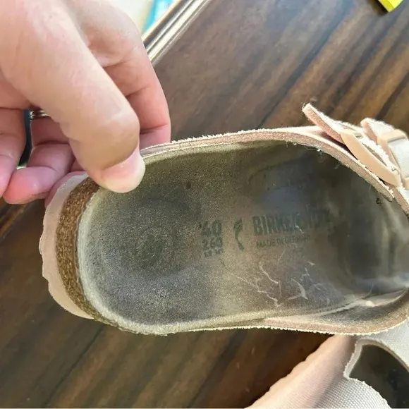 Birkenstock Arizona Vegan in Soft Pink