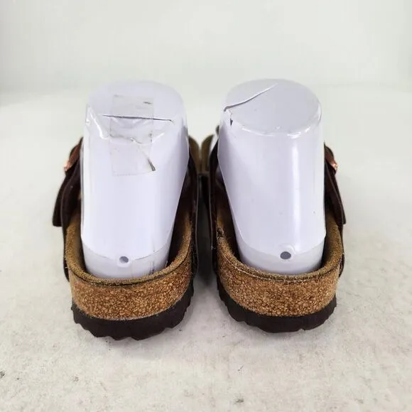 Birkenstock Gizeh Women's Thong Shoes Size 36 Brown Leather Flip-Flop Sandals