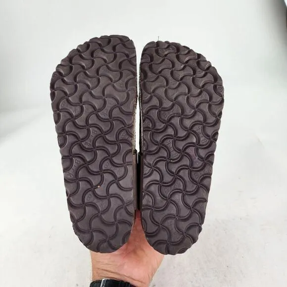 Birkenstock Gizeh Women's Thong Shoes Size 36 Brown Leather Flip-Flop Sandals