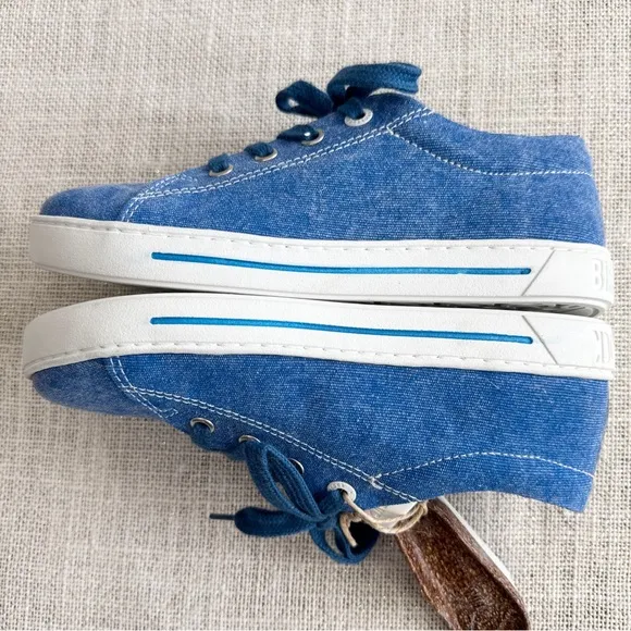 Birkenstock Kids Arran Canvas Sneaker Shoes Blue Size EU 32 (US L1)