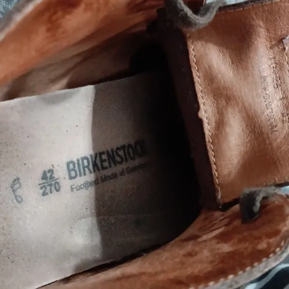 BIRKENSTOCK MENS LEATHER LACE UP OXFORD.    #5239
