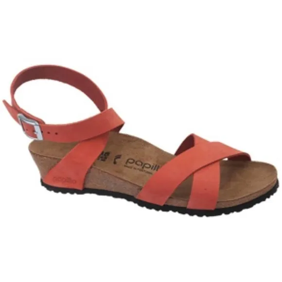 Birkenstock Papillio Lola Sandal in Coral- Limited Edition- Size 41- US 10-10.5