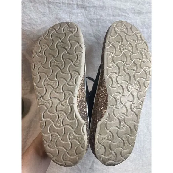 Birkenstock Santa Cruz Women's Size 6-6.5 (EU 37) Fit Navy Canvas Lace Up Shoes