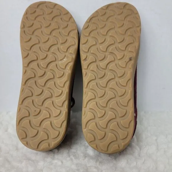 Birkenstock Gary Women's Shoes Size 5.5 US 36 EUR Red Suede Leather Sneaker