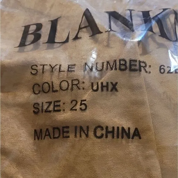 Blank NYC Caramel New with Tags Faux Suede Tie Mini Skirt Women's 25