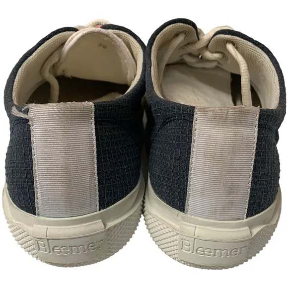 BLEEMER Sneakers Navy Blue Mens Lace Up Size 39 /7.5