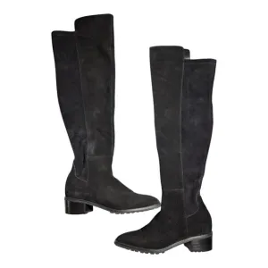 Blondo Sierra Black Waterproof Suede Over the Knee Classic Almond Toe Boots 7.5