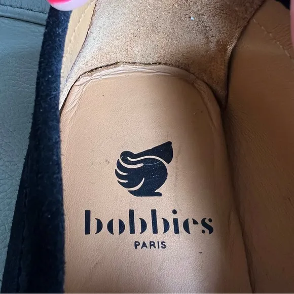 Bobbies Paris Lewis Black Italian Suede Loafers Sz 46 US 12 Driving Shoes Soft