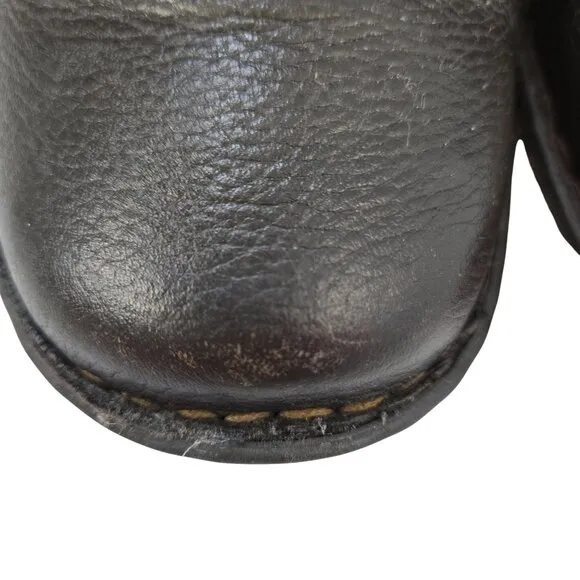 B.O.C. Born Concept Leather Calf High Flat Boots Size 8.5