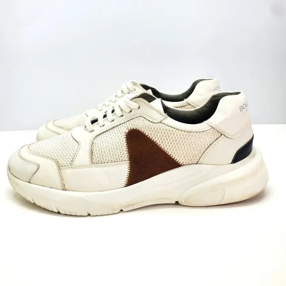 Bolongaro Trevor Sneakers Men's Size 10 Shoes 44 EU White 4267