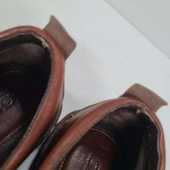 Born Brown Leather 2 Eye Lace Up Shoes Men's Size 10.5