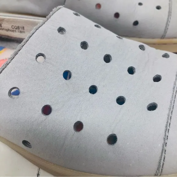 Born Kristin Perforated Leather Ballet Flats