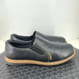 Born Men 42 Size 10 Shoes Black Leather Bryson Clogs Slip On Loafers Sneakers