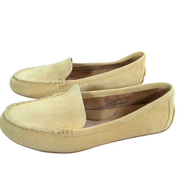 Born Suede Driving Moccasins Size 8.5