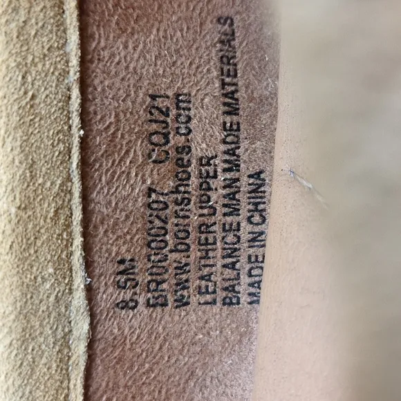 Born Suede Driving Moccasins Size 8.5