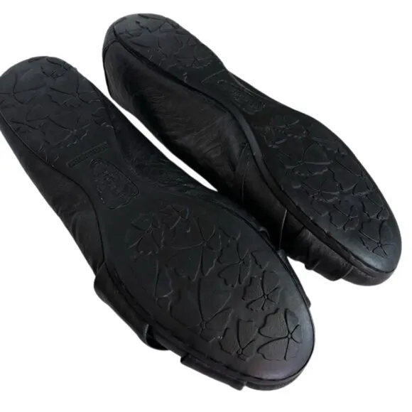 Born Women's Black Leather Flats Size 8