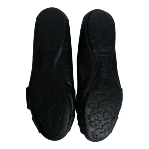 Born Women's Black Leather Flats Size 8