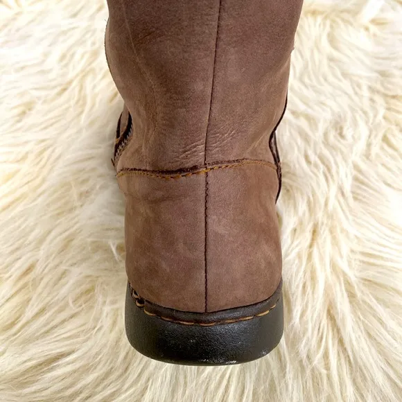 Born Women's Brown Swede Leather Tall Boots - Great Condition