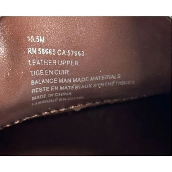 BP Derby Casual Shoes Mens Size 10.5 Brown Textured Leather Plain Toe New
