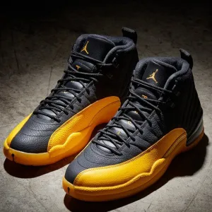 Brand New Black and yellow university Gold Shoes