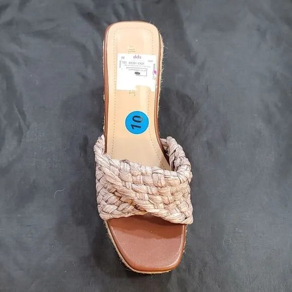 BRAND NEW OLIVIA MILLER IRMA OPEN TOE WEDGE HEEL SANDAL