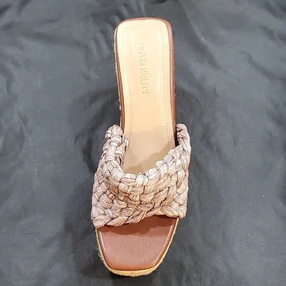 BRAND NEW OLIVIA MILLER IRMA OPEN TOE WEDGE HEEL SANDAL