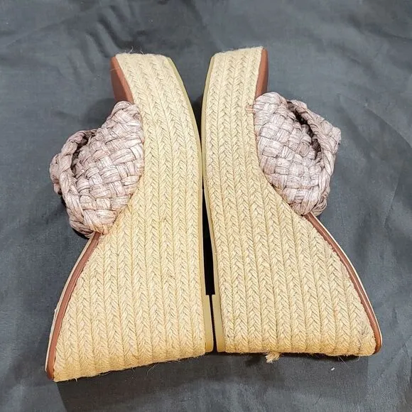 BRAND NEW OLIVIA MILLER IRMA OPEN TOE WEDGE HEEL SANDAL