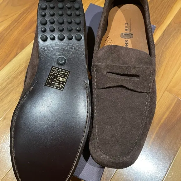 Brand New suede Car Shoes men moccasins.US size 8, Made in Italy