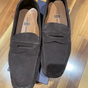 Brand New suede Car Shoes men moccasins.US size 8, Made in Italy