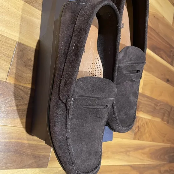 Brand New suede Car Shoes men moccasins.US size 8, Made in Italy