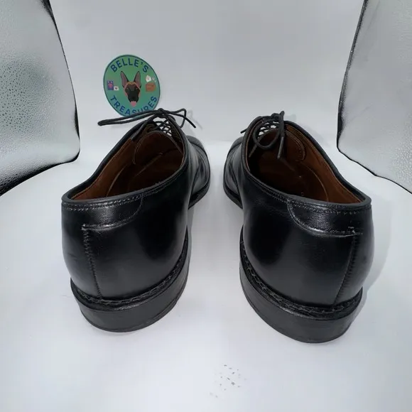 Brooks Brothers 1893 Genuine Leather Size 9.5 D Goodyear Welted Cap Toe Black